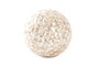 DKD Home Decor Bola de Decoración Nácar Blanco 12x12x12 cm