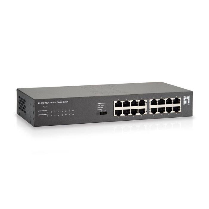 Level One GEU-1621 Switch de 16 puertos Gigabit Level One GEU-1621 Switch de 16 puertos Gigabit