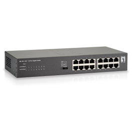Level One Switch Gigabit de 16 puertos GEU-1621 con carcasa metálica