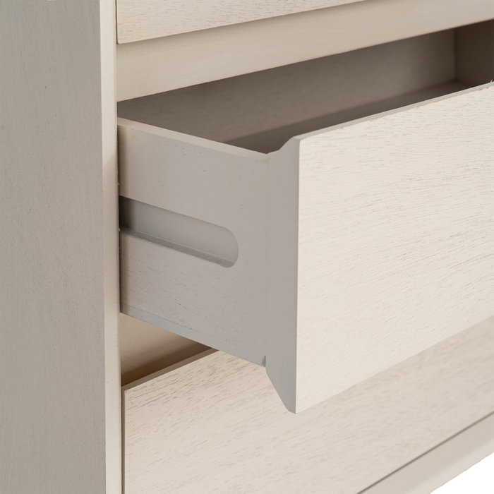 Mesita Crema Dm Dormitorio 50 X 35 X 62,50 cm Mesita Crema Dm Dormitorio 50 X 35 X 62,50 cm