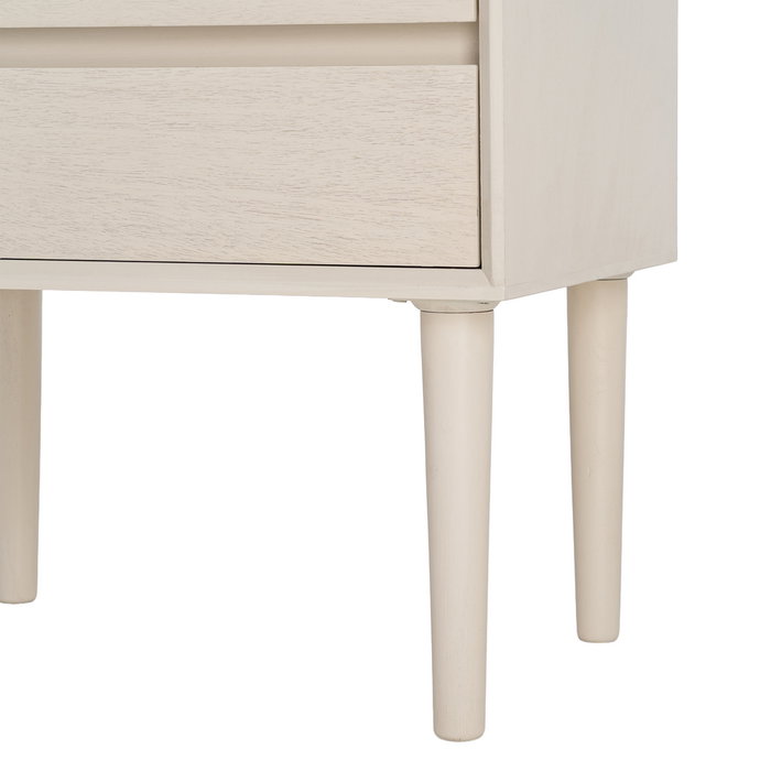 Mesita Crema Dm Dormitorio 50 X 35 X 62,50 cm Mesita Crema Dm Dormitorio 50 X 35 X 62,50 cm