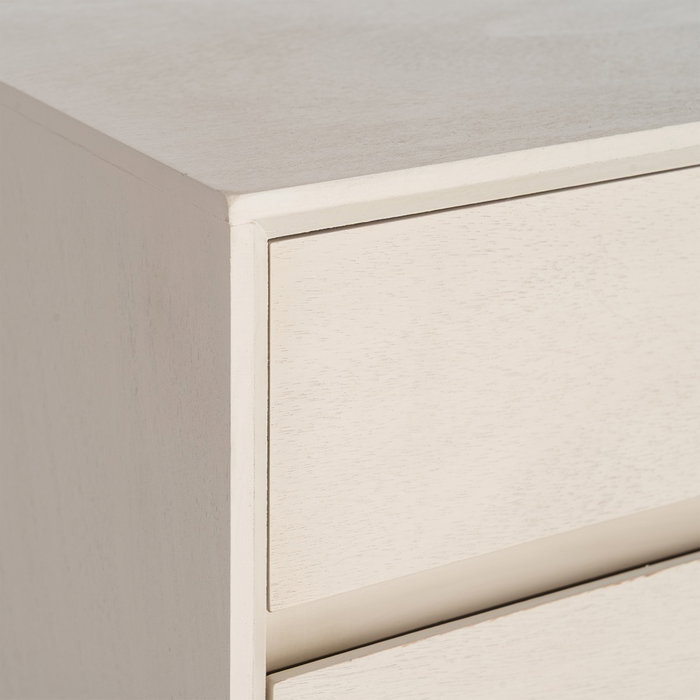 Mesita Crema Dm Dormitorio 50 X 35 X 62,50 cm Mesita Crema Dm Dormitorio 50 X 35 X 62,50 cm