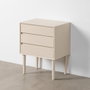 Mesita Crema Dm Dormitorio 50 X 35 X 62,50 cm
