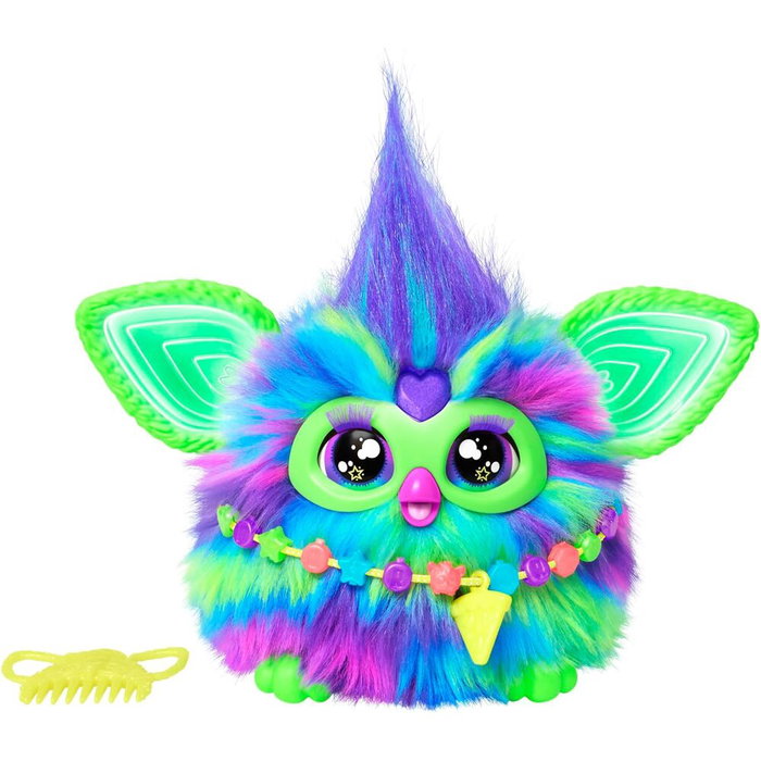 Hasbro Furby Galaxy Edición que Brilla en la Oscuridad - Español