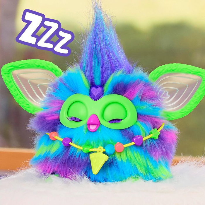 Hasbro Furby Galaxy Edición que Brilla en la Oscuridad - Español