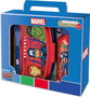 Sandwichera avengers invincible force con cubiertos y botella aluminio 400 ml
