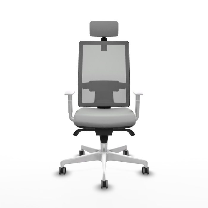 PIQUERAS Y CRESPO Silla de oficina Horna con mecanismo Sincro, Gris PIQUERAS Y CRESPO Silla de oficina Horna con mecanismo Sincro, Gris