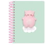 Safta Bloc de notas con frontal squishy Pembe The Pink Cat