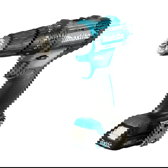 Makita HP333DSAX1 Taladro Percutor a Batería 12V con 2 Velocidades y Par Regulable, Negro/Azul Makita HP333DSAX1 Taladro Percutor a Batería 12V con 2 Velocidades y Par Regulable, Negro/Azul