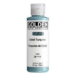 Golden Fluid Colores Acrílicos Turquesa Cobalto 118 ml