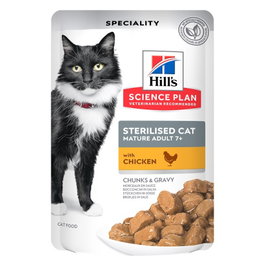 Hill's Alimento Húmedo para Gato Estéril Maduro Sabor Pollo 12 latas x 85 gr