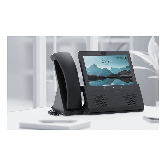 Ubiquiti UniFi Talk Phone TouchMax - Teléfono VoIP Touch de 7 Pulgadas con PoE, WiFi, Bluetooth, 5MP Cámara, 32GB - Negro