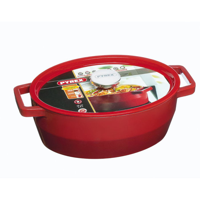 Cacerola Hierro Fundido Slow Cook Pyrex 29 cm - 3,8 L Cacerola Hierro Fundido Slow Cook Pyrex 29 cm - 3,8 L