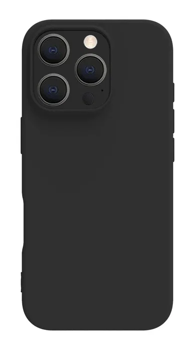 Celly CROMO1079BK Funda para iPhone 16 Pro Negro - Protección contra Golpes y Rayones - Compatible Apple