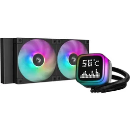 Deepcool DEE1737716851380 Refrigeración Líquida AIO con 2 Ventiladores ARGB de 120 mm - Negro