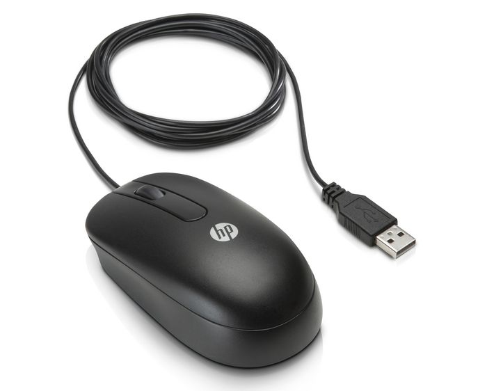 HP HP USB Optical Scroll Mouse Negro