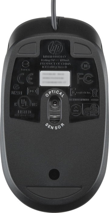 HP HP USB Optical Scroll Mouse Negro