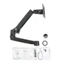 Ergotron LX Dual Stacking Arm, Extension and Collar Kit, Negro mate