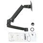 Ergotron LX Dual Stacking Arm, Extension and Collar Kit, Negro mate