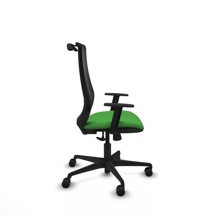 PIQUERAS Y CRESPO Silla de oficina Mardos con mecanismo Sincro, verde y negro PIQUERAS Y CRESPO Silla de oficina Mardos con mecanismo Sincro, verde y negro
