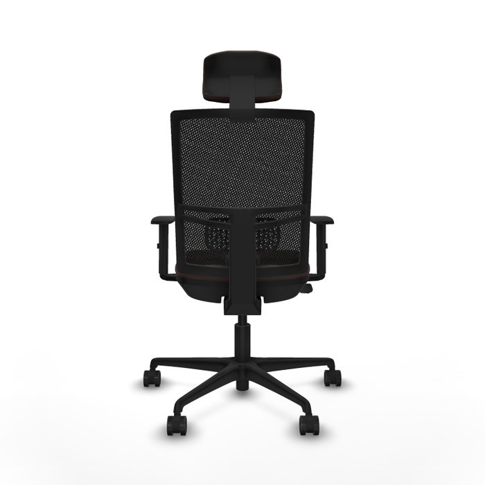 PIQUERAS Y CRESPO Silla de oficina Yunquera con mecanismo Sincro/Traslack, marrón oscuro y negro PIQUERAS Y CRESPO Silla de oficina Yunquera con mecanismo Sincro/Traslack, marrón oscuro y negro