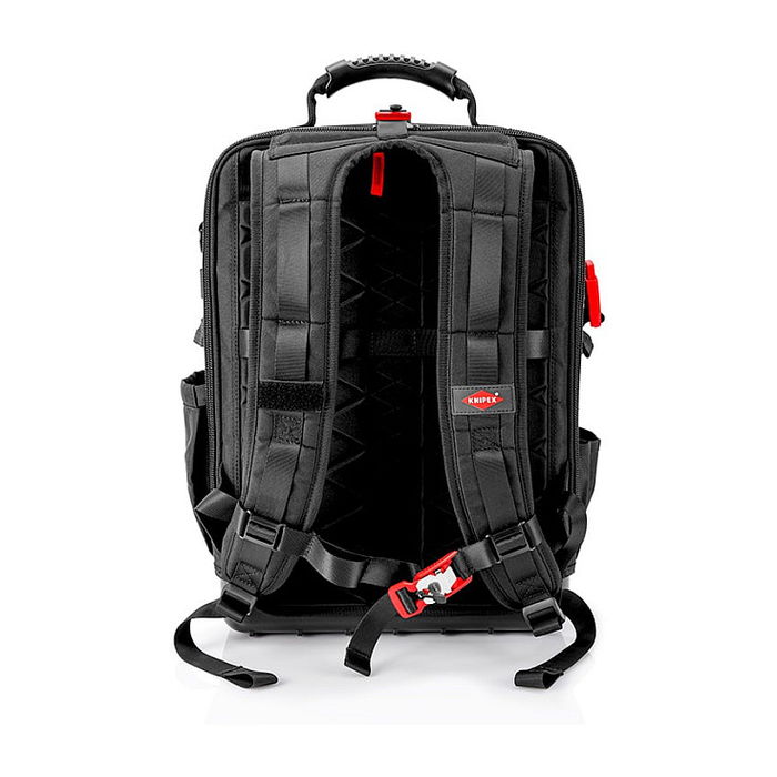 Knipex 00 21 50 E Werkzeugrucksack Modul X18 - 22 Herramientas, Alicates de Punta Fina, Linesman's Pliers, Cortador de Cable, Pelacables, Martillo, Rizador Eléctrico, 530x217x549 mm