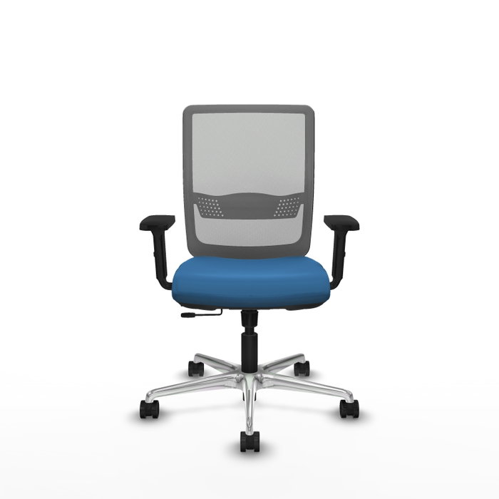 PIQUERAS Y CRESPO Silla de oficina Haches Azul claro y Gris PIQUERAS Y CRESPO Silla de oficina Haches Azul claro y Gris