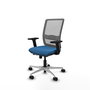PIQUERAS Y CRESPO Silla de oficina Haches Azul claro y Gris