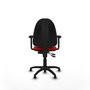 PIQUERAS Y CRESPO Silla de oficina Aýna Rojo con Brazos 2D