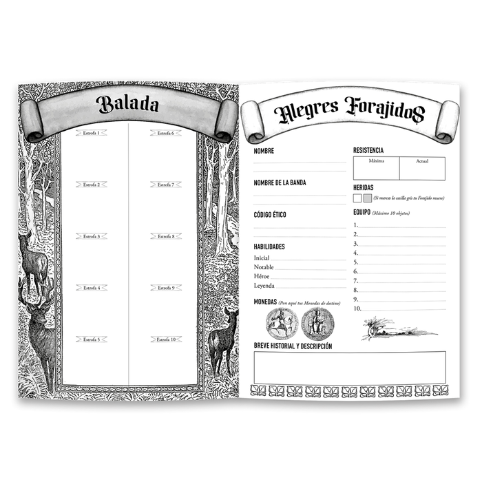 El refugio de Ryhope Juego de rol Alegres forajidos: Baladas, leyendas y justicia en la Inglaterra del siglo XIII