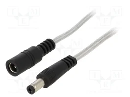 BQ CABLE Cable de alimentación plano DC 5,5/2,1 de 3m