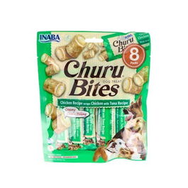 CHURU VET Dog Bites Receta De Pollo Con Atún Bolsa De 8 Sticks