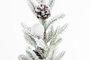 DKD Home Decor Árbol de Navidad Verde Blanco 30 x 66 x 30 cm (2 Unidades)
