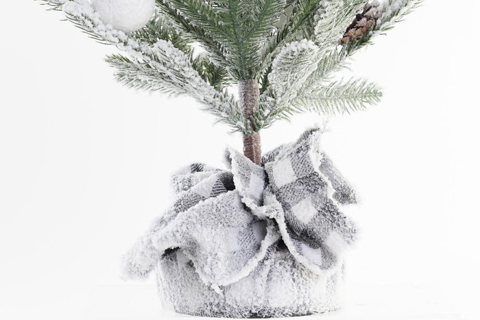 DKD Home Decor Árbol de Navidad Verde Blanco 30 x 66 x 30 cm (2 Unidades) DKD Home Decor Árbol de Navidad Verde Blanco 30 x 66 x 30 cm (2 Unidades)
