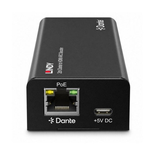 Lindy 70621 Decodificador de Audio Dante a HDMI ARC Lindy 70621 Decodificador de Audio Dante a HDMI ARC