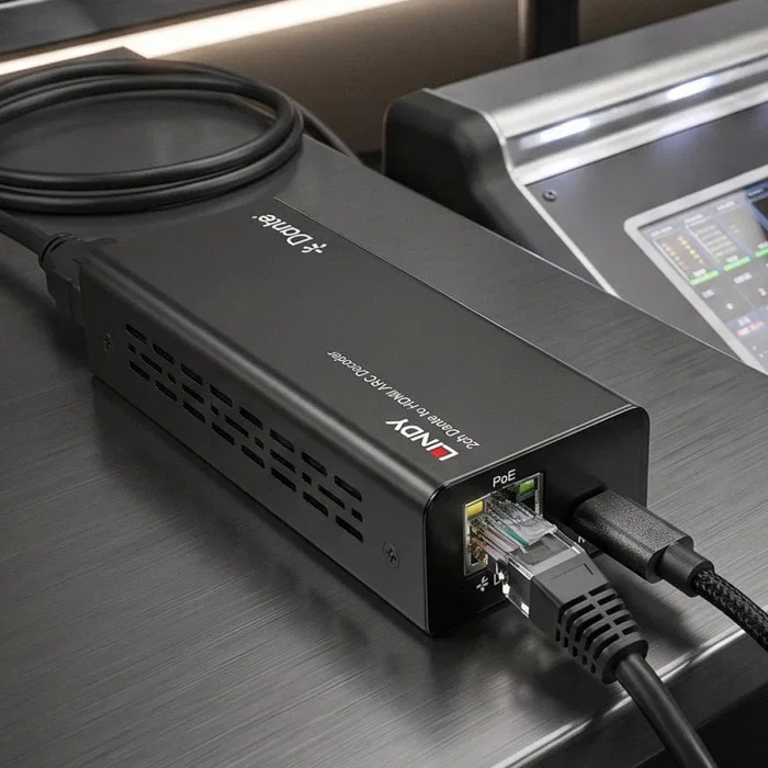 Lindy 70621 Decodificador de Audio Dante a HDMI ARC Lindy 70621 Decodificador de Audio Dante a HDMI ARC