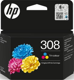 HP Cartucho de Tinta Original 308 Color