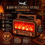 SAMI Radio Sami Vintage de 4 bandas en madera