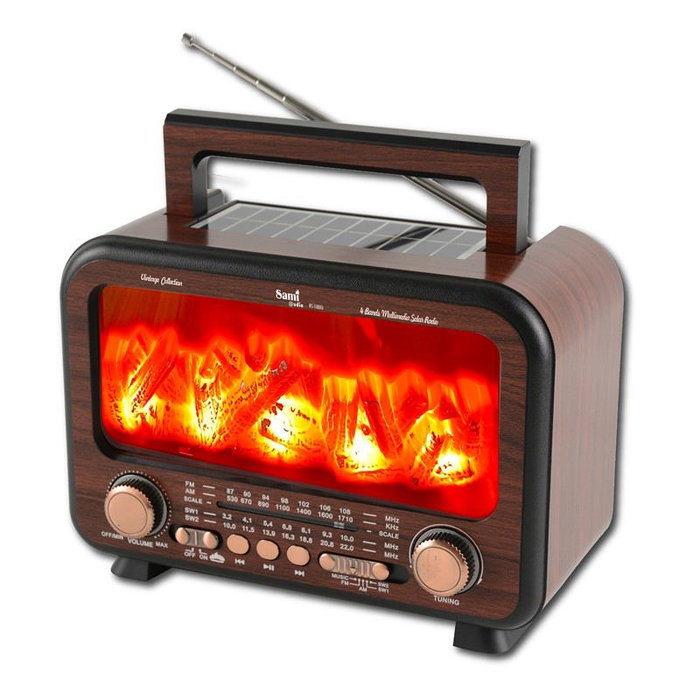 SAMI Radio Sami Vintage de 4 bandas en madera