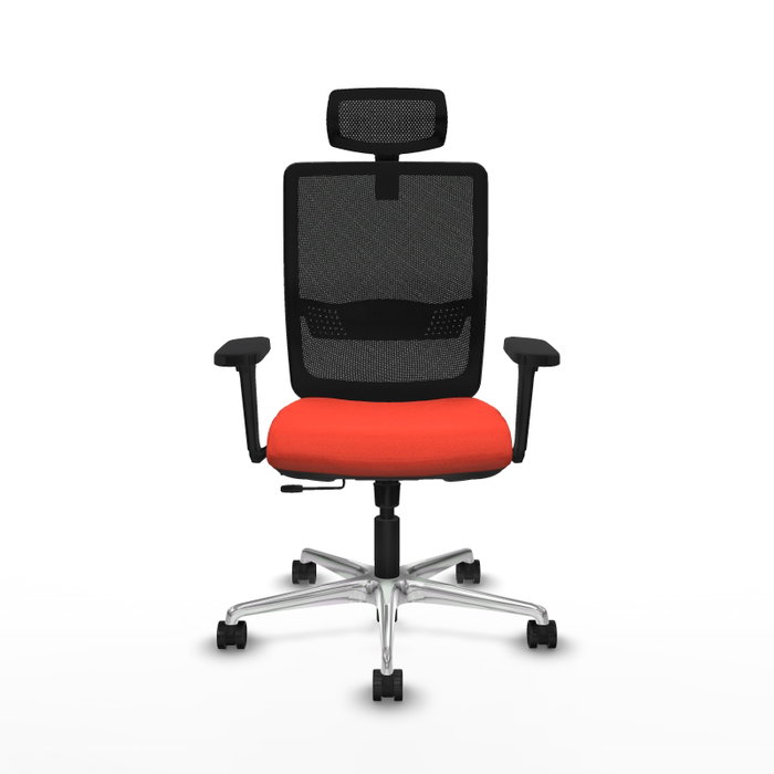 PIQUERAS Y CRESPO Silla de oficina Haches con mecanismo Sincro/Traslack, Naranja oscuro y Negro PIQUERAS Y CRESPO Silla de oficina Haches con mecanismo Sincro/Traslack, Naranja oscuro y Negro