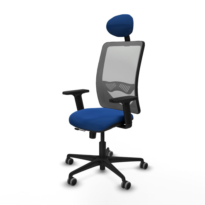 PIQUERAS Y CRESPO Silla de oficina Zulema Azul con mecanismo Sincro/Traslack PIQUERAS Y CRESPO Silla de oficina Zulema Azul con mecanismo Sincro/Traslack