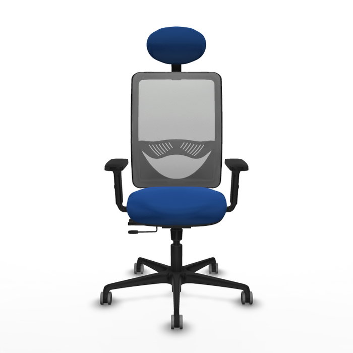 PIQUERAS Y CRESPO Silla de oficina Zulema Azul con mecanismo Sincro/Traslack PIQUERAS Y CRESPO Silla de oficina Zulema Azul con mecanismo Sincro/Traslack