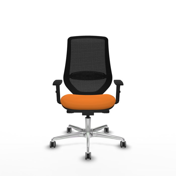 PIQUERAS Y CRESPO Silla de oficina Mardos con mecanismo Sincro/Traslack, Naranja y Negro PIQUERAS Y CRESPO Silla de oficina Mardos con mecanismo Sincro/Traslack, Naranja y Negro
