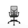 PIQUERAS Y CRESPO Silla de oficina Motilla Sincro/Traslack Negro/Gris