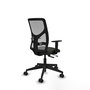PIQUERAS Y CRESPO Silla de oficina Motilla Sincro/Traslack Negro/Gris