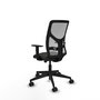 PIQUERAS Y CRESPO Silla de oficina Motilla Sincro/Traslack Negro/Gris