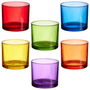 Home Deco Factory Juego de 6 Vasos 160 ml Colores Paradis Exotiqu