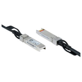 LevelOne DAC-0102 Cable SFP+ DAC Direct Attach Copper para red de 10 GbE, 2 metros, Negro