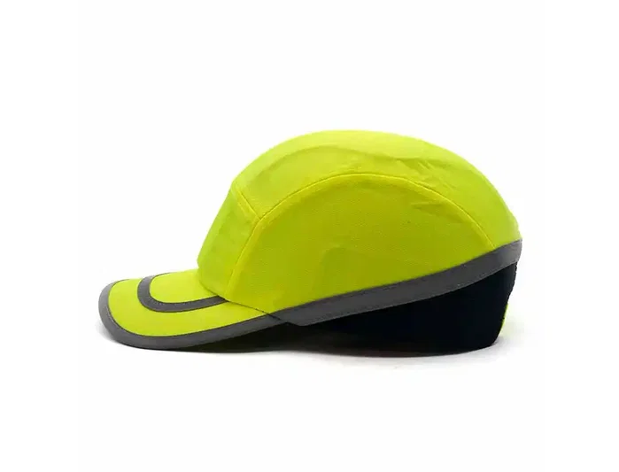 Safetop Visera Casco EN812 Alta Visibilidad Amarillo/Negro - Tejido Transpirable