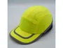 Safetop Visera Casco EN812 Alta Visibilidad Amarillo/Negro - Tejido Transpirable